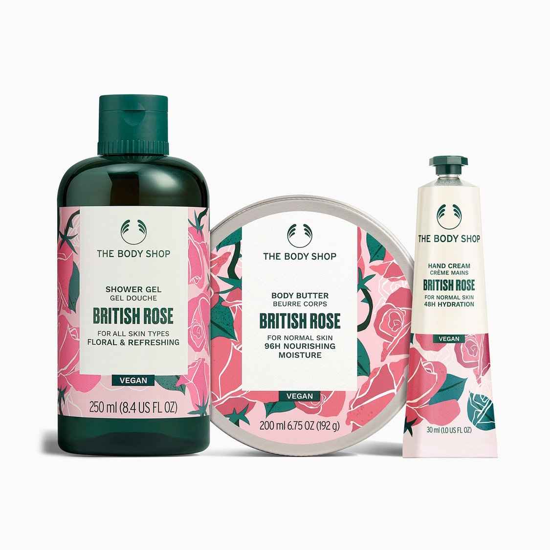 THE BODY SHOP British Rose Body Butter Luxurious Moisture in 192g - Image 2