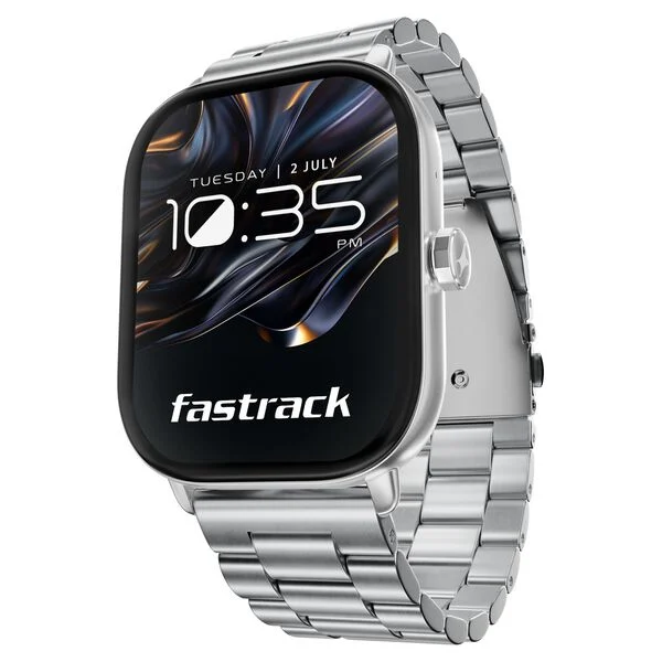 Fastrack Radiant FX2 Smart Watch – Luxury Metal Finish | AMOLED Display | Unisex - 38140SM01