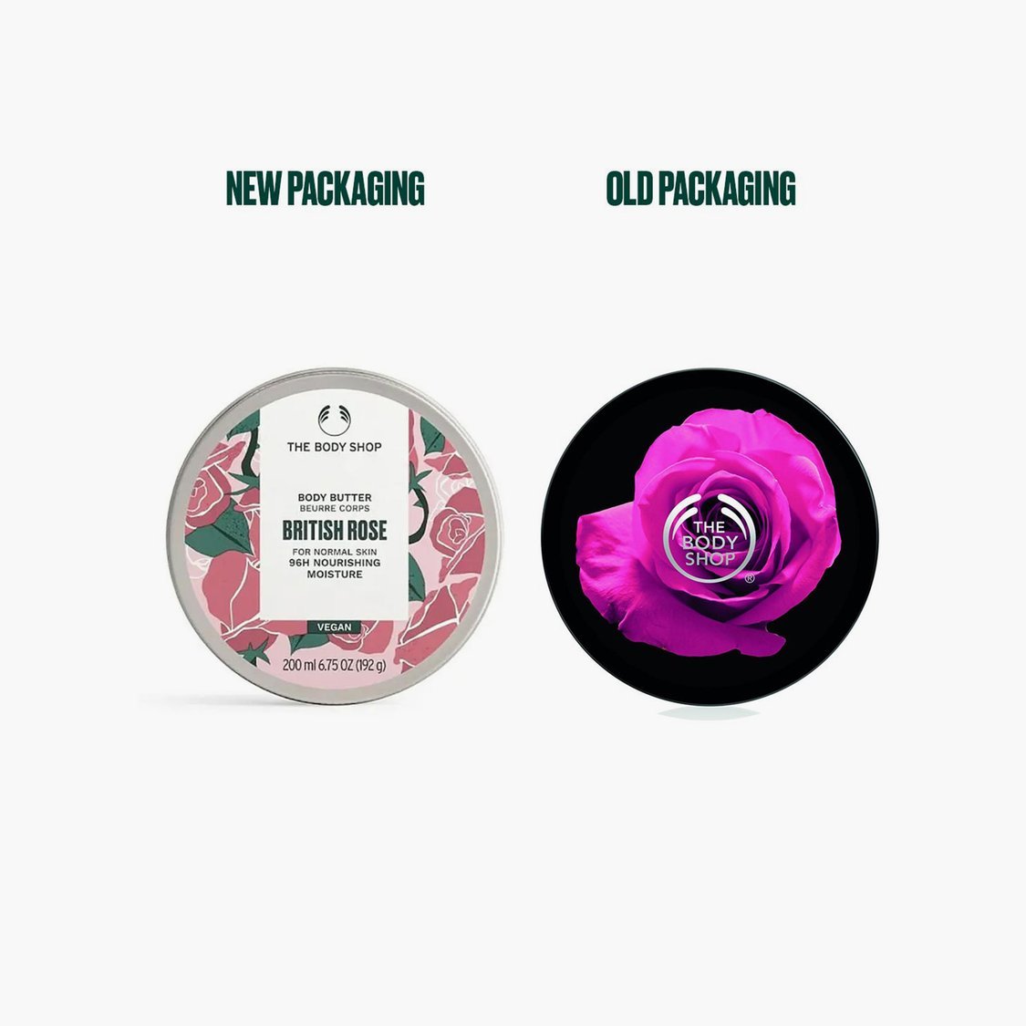 THE BODY SHOP British Rose Body Butter Luxurious Moisture in 192g - Image 3