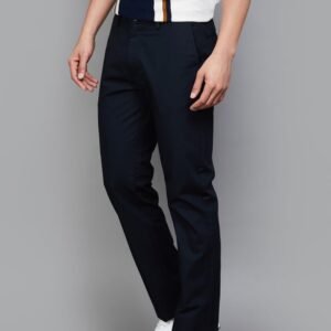 BLACKBERRYS CASUAL: Everyday Elegance Solid Slim Straight Trousers