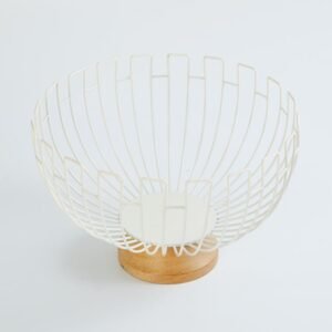 Mirage of Metals: An Artistic Fruit Basket