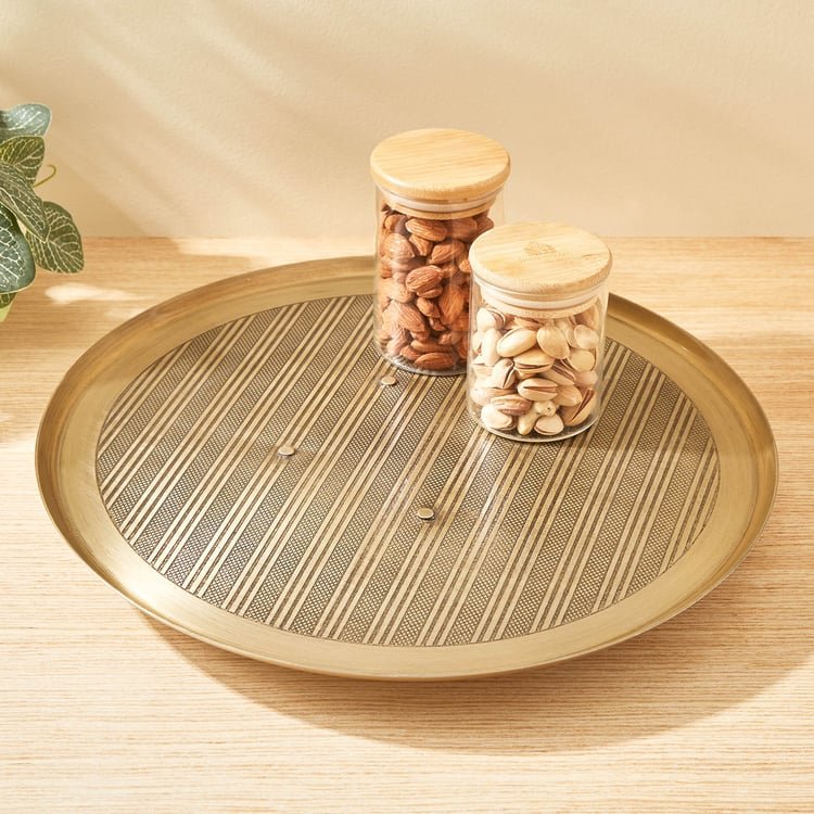 Mirage Frasco: Sleek Aluminium Rotating Tray