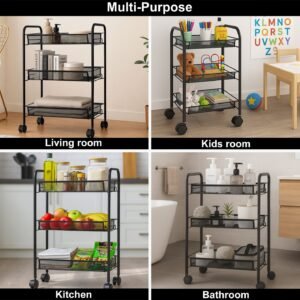 LUXE HOME’s Metal Storage Solution: Three Tiers of Style