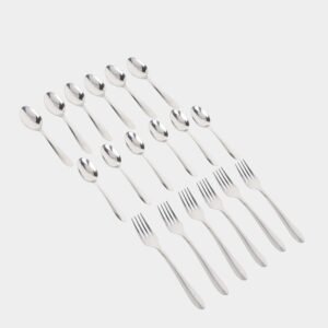 Home Select Steel Cutlery Set of 18 – Sleek Design for Everyday Use