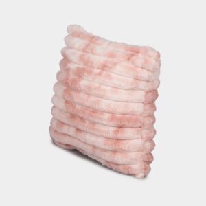 Home Beautiful Soft Pink Cushion – Elegant Textured Design