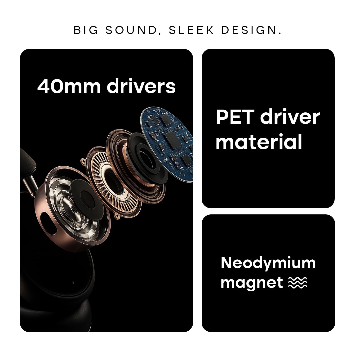 Noise Airwave Max XR: Sleek Carbon Black Wireless Overhead Headphones