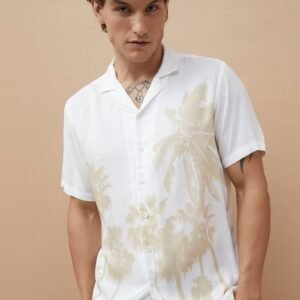 FAME FOREVER Men's Printed Shirt – Eye-Catching Design for Casual Looks