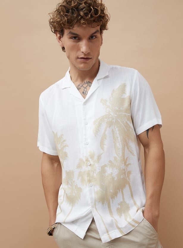 FAME FOREVER Men's Printed Shirt – Eye-Catching Design for Casual Looks