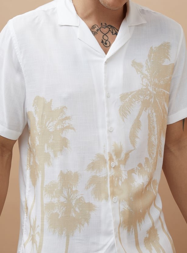 FAME FOREVER Men's Printed Shirt – Eye-Catching Design for Casual Looks
