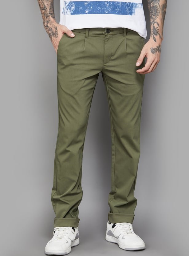 US POLO ASSN: Tailored Elegance Slim Tapered Trousers