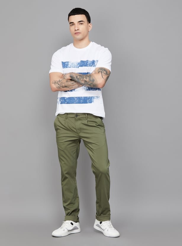 US POLO ASSN: Tailored Elegance Slim Tapered Trousers