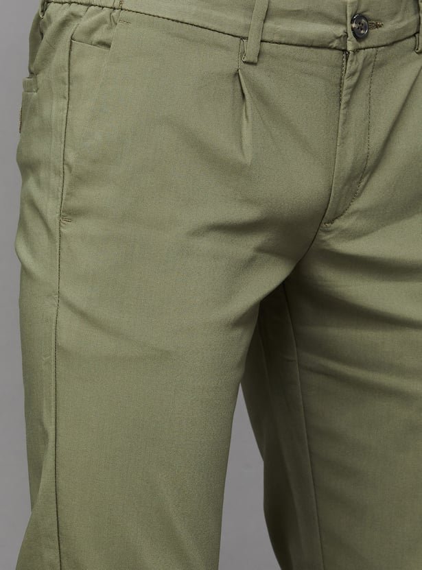 US POLO ASSN: Tailored Elegance Slim Tapered Trousers