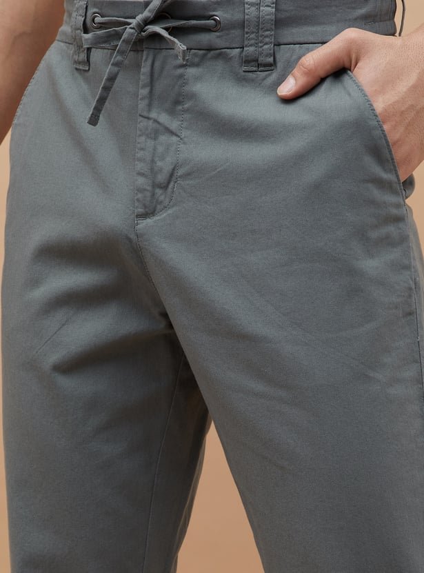 CODE UNWIND: Casual Sophistication Regular Fit Trousers