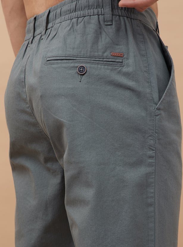 CODE UNWIND: Casual Sophistication Regular Fit Trousers