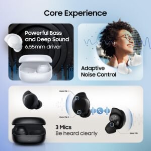 Samsung Buds Core: Black Elegance Meets Galaxy AI