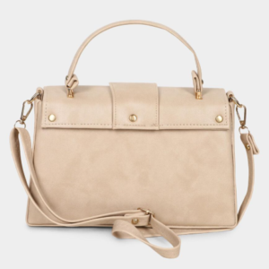 Lucky Charm Women's Beige Polyurethane Sling Bag