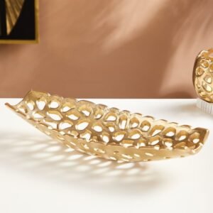 Corsica Zarin Aluminium Decorative Platter – Elegant & Durable