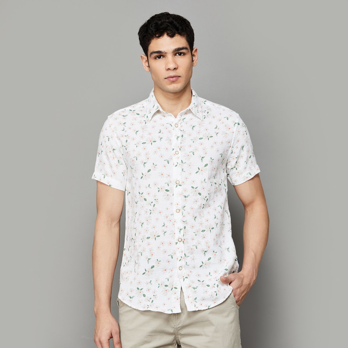PEPE JEANS Printed Shirt: Classic Regular Fit Style