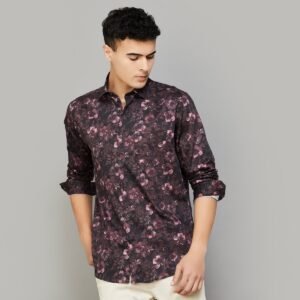 ALLEN SOLLY’s Signature Slim Fit with a Floral Print