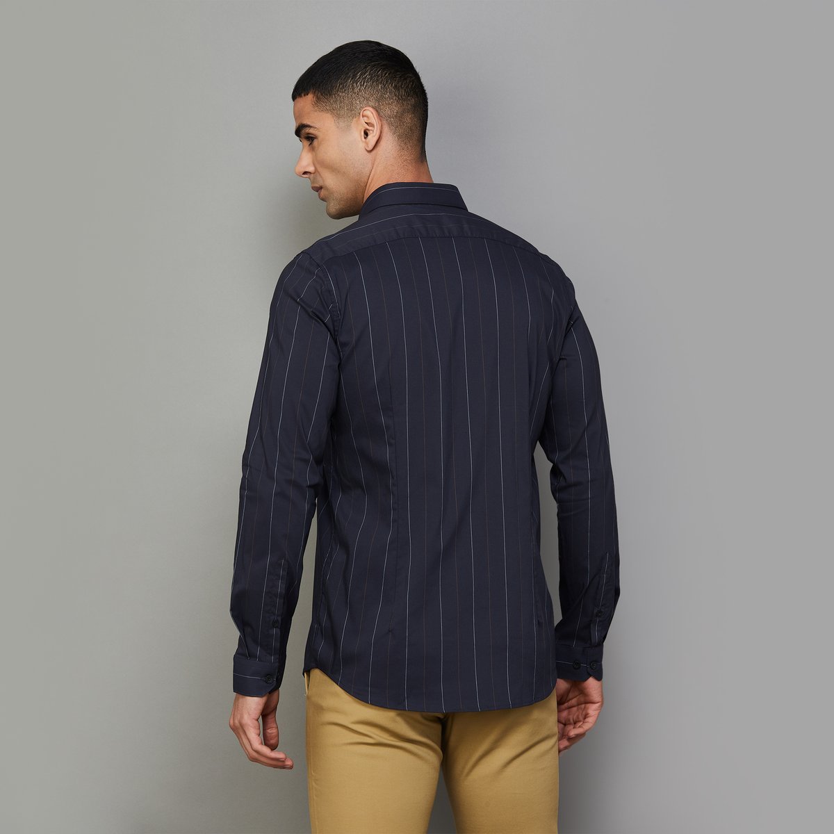 Allen Solly: The Modern Striped Slim Fit Shirt