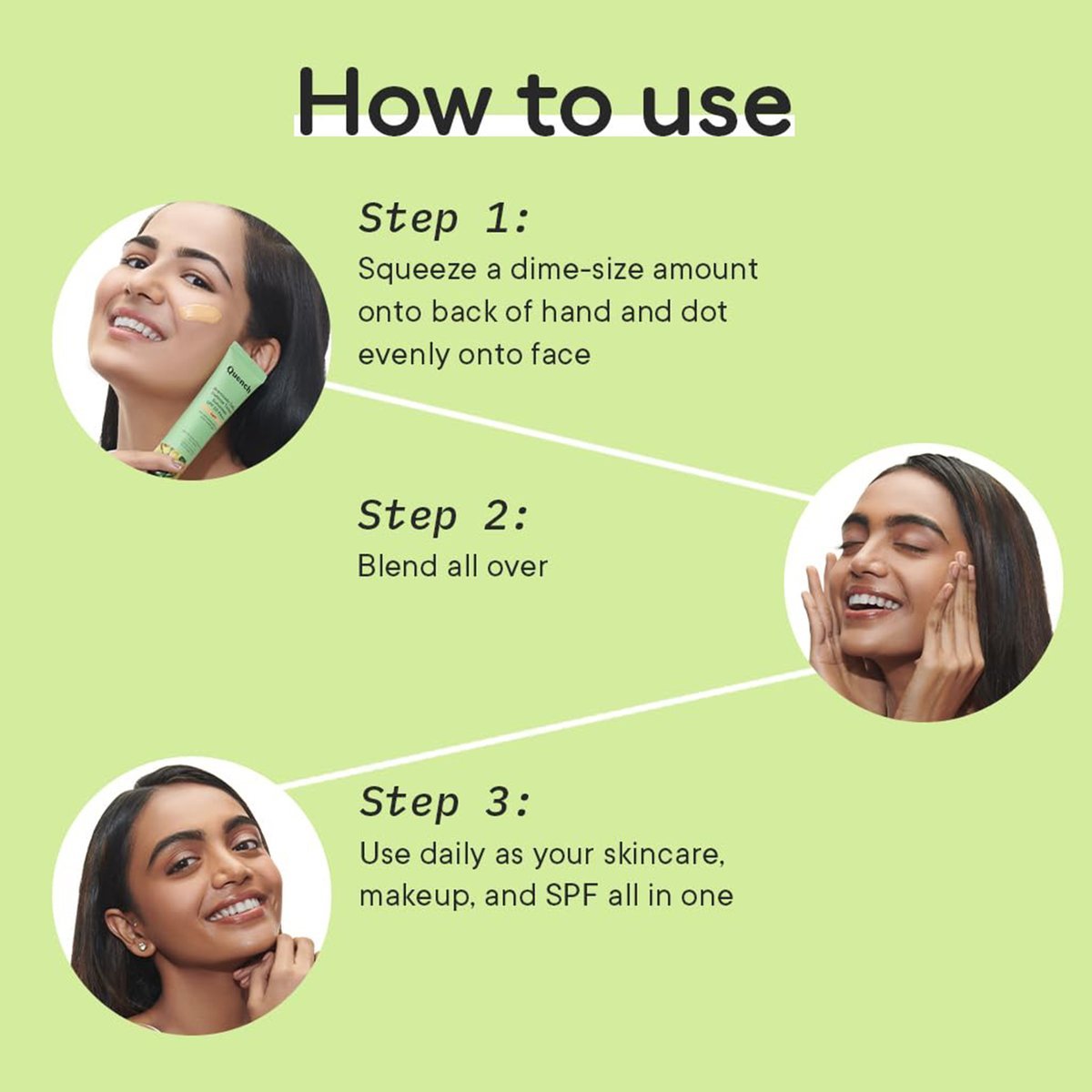 QUENCH Bravocado: Your Daily Shield with a Natural Tint sunscreen SPF 50 PA+++