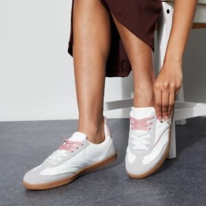 GINGER Panelled Sneakers: Effortless Edge