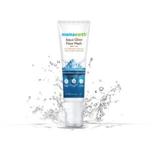 Mamaearth Aqua Glow Face Wash with Himalayan Thermal Water and Hyaluronic Acid for Deep Hydration and Skin Freshness