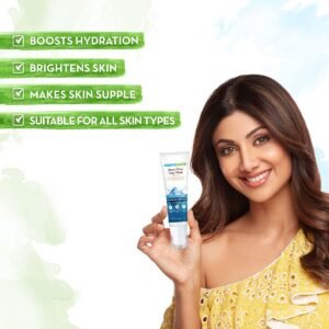 Mamaearth Aqua Glow Face Wash with Himalayan Thermal Water and Hyaluronic Acid for Deep Hydration and Skin Freshness
