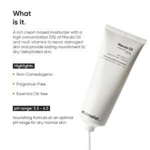 Minimalist Marula Oil Moisturizer: Natural Glow