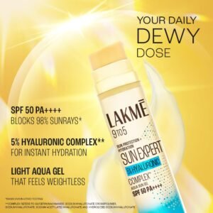 LAKME’s Aqua Sun Gel 9 to 5 Sun Expert SPF 50: From Dawn to Dusk