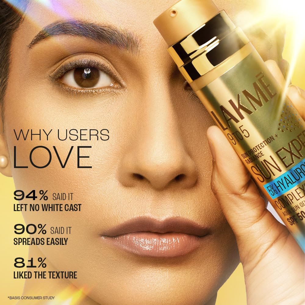 LAKME’s Aqua Sun Gel 9 to 5 Sun Expert SPF 50: From Dawn to Dusk