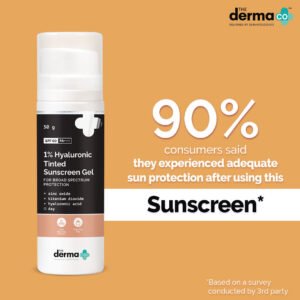 THE DERMA CO’s Hyaluronic Tinted Sunscreen: Glow and Protect